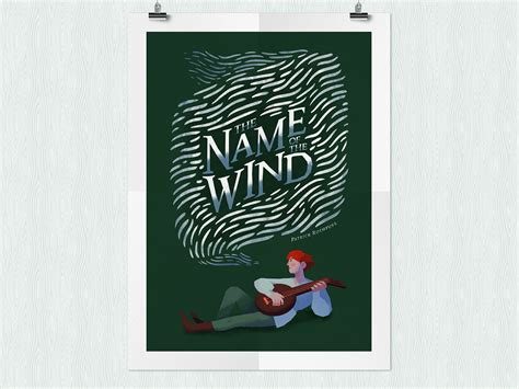 The Name of the Wind -Illustrated book cover on Behance