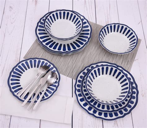 Mainstays Outdoor Melamine Country Classic Dinnerware Set 12 Piece