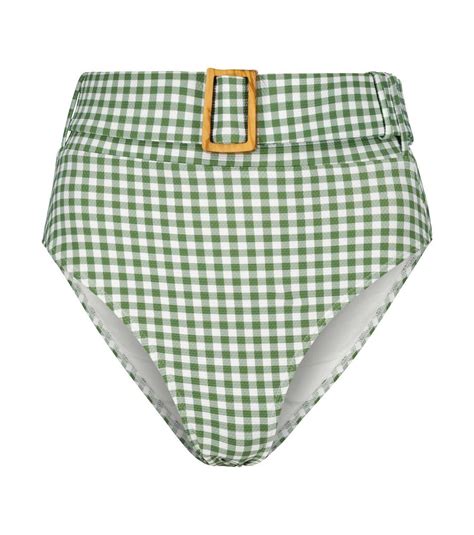 Alexandra Miro Ursula Gingham Bikini Bottoms Alexandra Miro