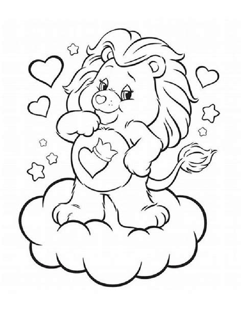 Care Bear Printable Coloring Page