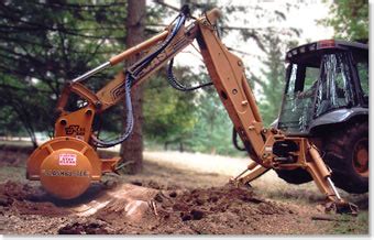 Stump Grinders for Backhoes and Excavators