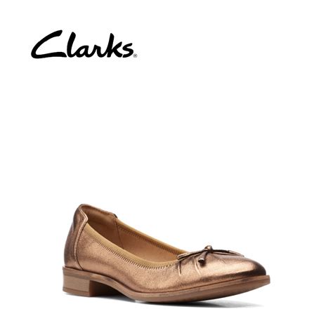 Clarks Women S Trish Rhea Metallic Shopee Malaysia