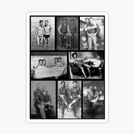 Vintage Gay Couples Sticker For Sale By Codyvandyke Redbubble