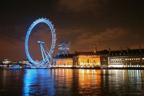 London Eye At Night Wallpapers - Wallpaper Cave