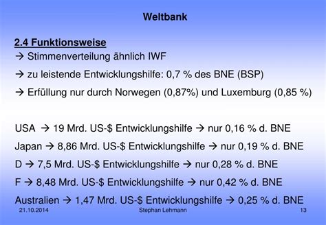 Ppt Internationaler W Hrungsfonds Weltbank Powerpoint Presentation