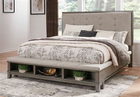 Hallanden Gray Queen Panel Storage Bed | Cincinnati Overstock Warehouse