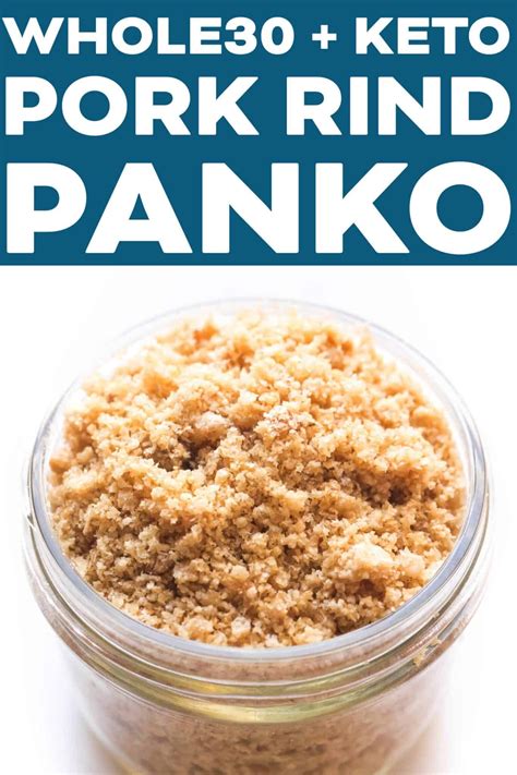 Whole30 Keto Pork Rind Panko Recipe A Low Carb Panko Bread Crumb That Is 0 Carbs Paleo