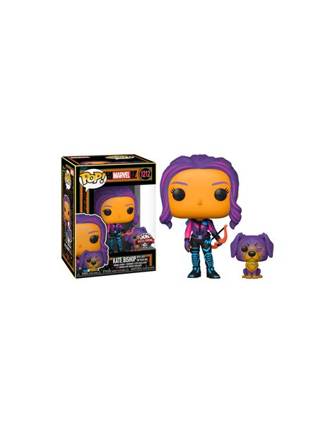 Funko Pop Marvel Kate Bishop With Lucky The Pizza Dog Special Edition