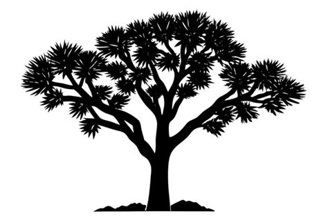 Ilustración vectorial del árbol de Joshua Vector Premium generado con IA