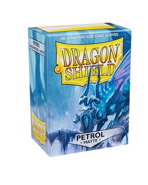 Dragon Shield Standard Matte Petrol Sleeves 100 Pack Pokébox Australia