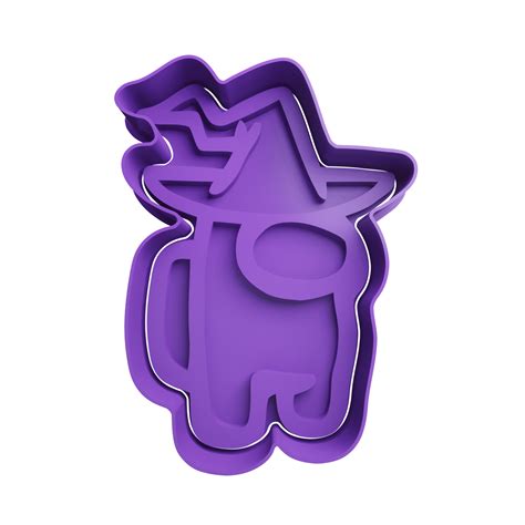 Among Us Witch S Hat Cookie Cutter STL Cookie Cutter STL Store