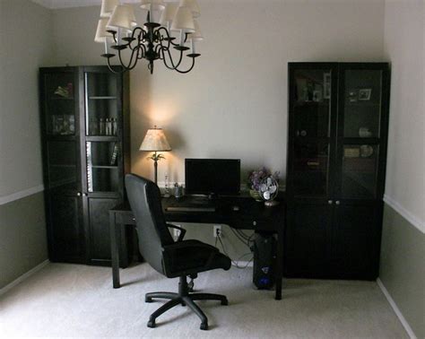 These Ikea Liatorp Doors Complete A Diy Built In Bookcase Black Office Furniture Office