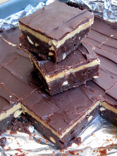 Peanut Butter Fudge Brownies With Salted Peanuts A Hint Of Honey