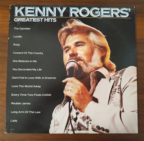 Kenny Rogers Greatest Hits 12″ Vinyl Record Agora Midcentury