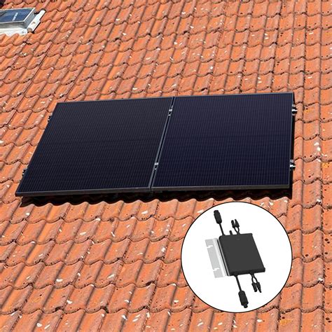 Plenti Solar Kraftwerk W Ziegeldach Pv Module Wechselrichter Hm