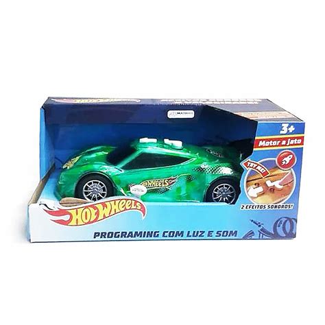 Hot Wheels Programing Luz e Som Verde BR1433 Multikids Dorémi Brinquedos