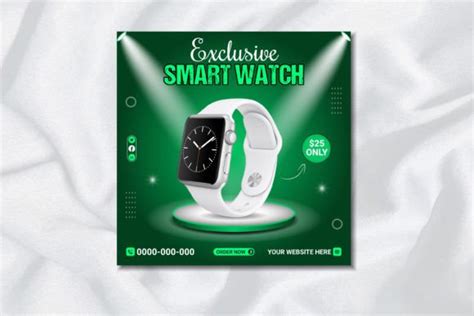 Smart Watch Social Media Post Design Graphic By Dexignbuzz Creative