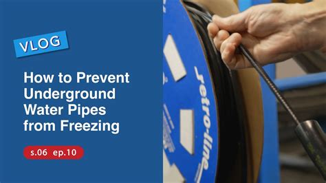 How To Prevent Underground Water Pipes From Freezing YouTube