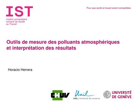 Ppt Outils De Mesure Des Polluants Atmosph Riques Et Interpr Tation