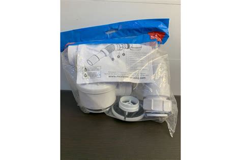 Сифон для поддона McAlpine (выпуск 70 мм) 50/60-1 1/2, h=65мм, с гофрой ...