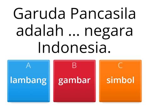 Kuis Ppkn Kelas Garuda Pancasila Quiz