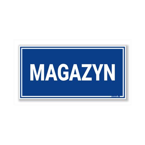 MAGAZYN Naklejka Lub Odblask