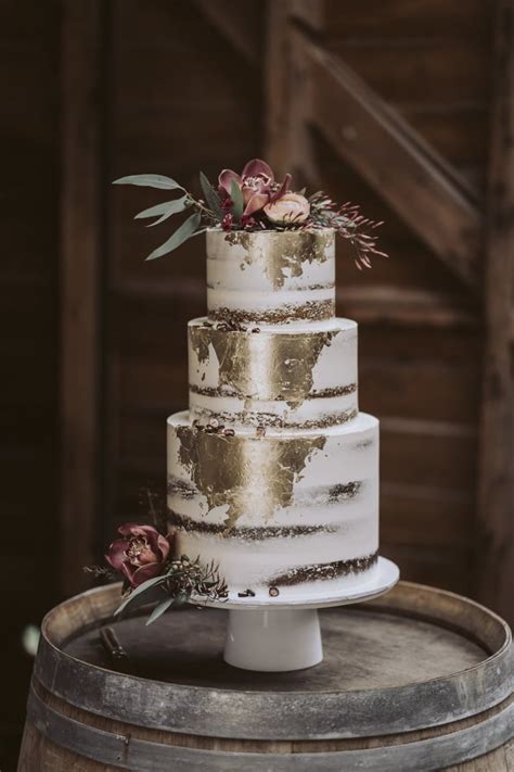 Scrumptious Naked Wedding Cakes Hello May