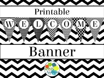 Welcome Back Banner Printable Black And White