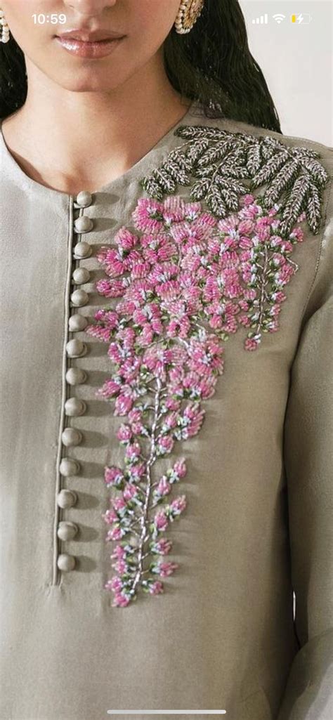 Pin By Mohini Wasdev On Top Designs For Dresses Couture Embroidery