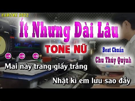 Karaoke T Nh Ng D I L U Tone N Beat Chu N Chu Th Y Qu Nh Song