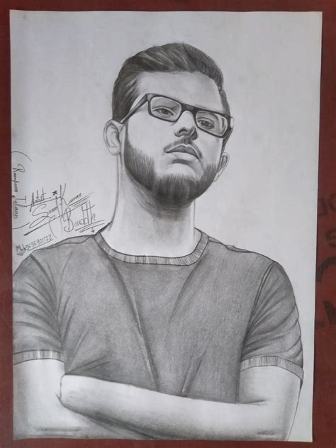 ArtStation - Pencil_Art #carryminati #youtuber