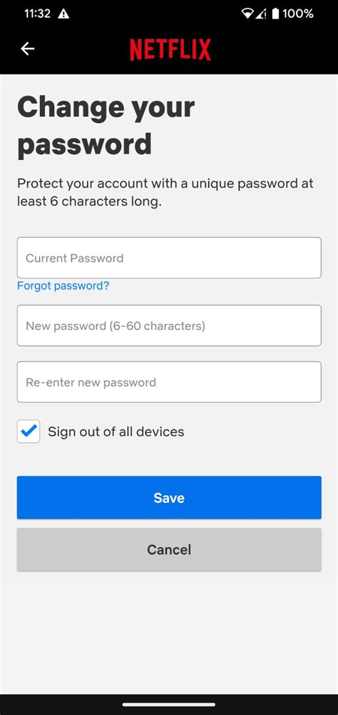 How To Change Your Netflix Password On Any Device Android Authority