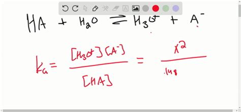 Solved Acid Solutions A M Solution Of A Monoprotic Acid Has A