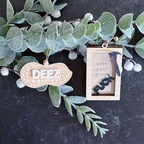 Very Last Fuck Ornament Deez Nuts Funny Ornaments Funny Etsy