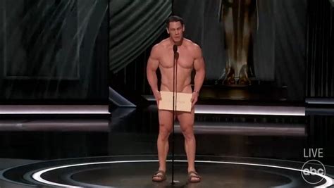 John Cena Admits Appearing Naked At The Oscars Was