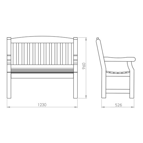 Mercia Pressure Treated Timber Carlton Ft Premium Garden Bench