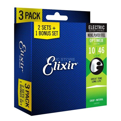 Elixir 16552 купить с гарантией снижения цены струны для электрогитары ...