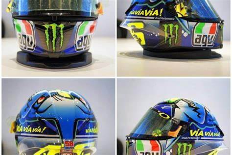 Casco Valentino Rossi Misano Fotos De Sus Cascos