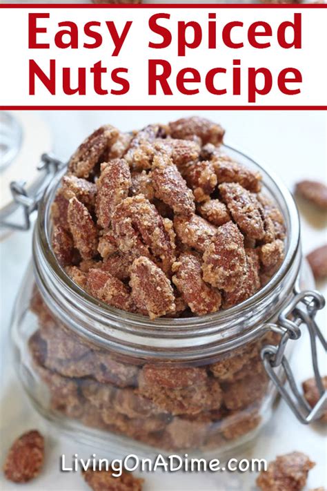 Easy Spiced Nuts Recipe - Yummy Holiday Dessert!