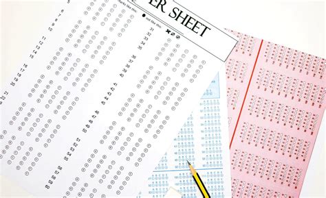 answer sheets  table  stock photo  vecteezy