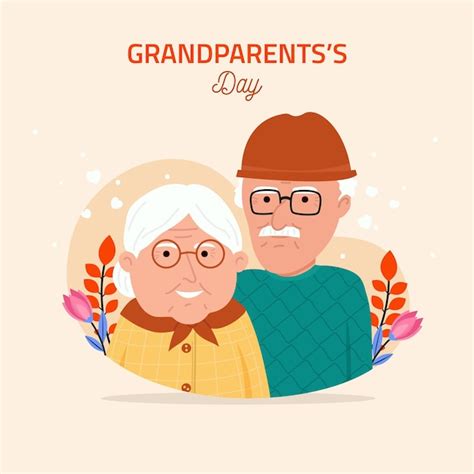 Illustration De La Journée Nationale Des Grands parents Vecteur Gratuite