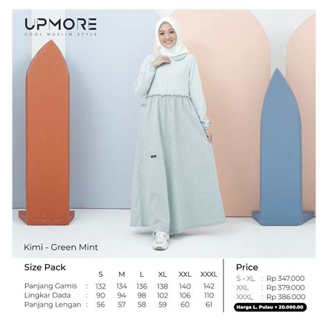 Jual UPMORE 100 ORI Kimi Green Mint Kimi Nude Dress Upmore Shopee Indonesia