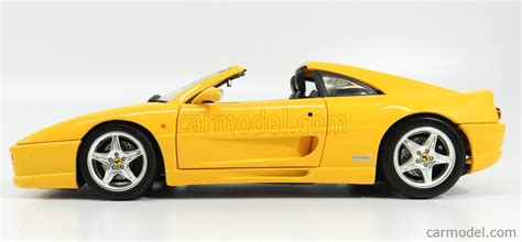 MATTEL HOT WHEELS Scale FERRARI F GTS SPIDER YELLOW