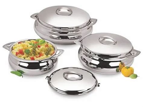 Stainless Steel Jumbo Hot Pot Stainless Steel Casserole Hot Pot Manufacturer From Thane