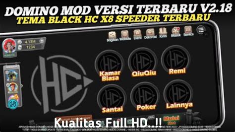 SEMUA AKUN BISA JACKPOT Apk Mod Domino Tema Black Edition V2