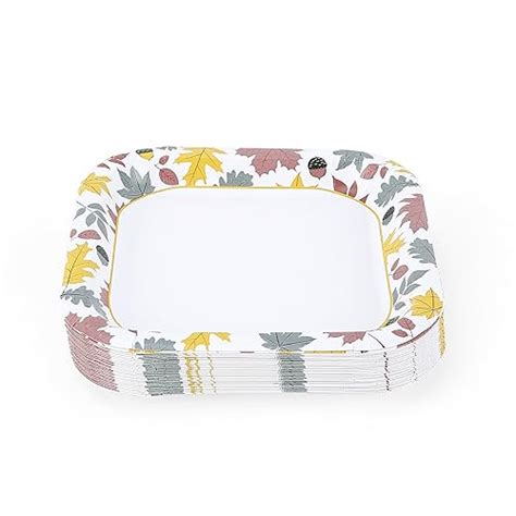 Snapklik Glad Everyday Square Disposable Paper Plates