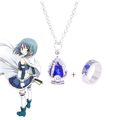 Anime Puella Magi Madoka Magica Necklace Kaname Madoka Miki Sayaka