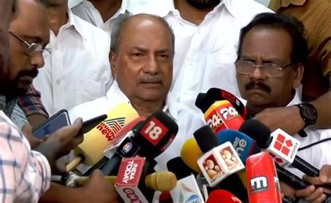 Congress Veteran Ak Antony On Son Joining Bjp Very Painful For Me