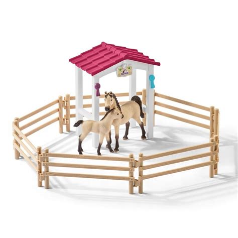 Купить Schleich 42369 Конюшня + арабские лошади: отзывы, фото и ...