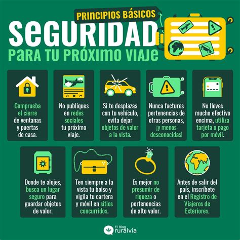 Principios B Sicos Sobre Seguridad Para Tu Pr Ximo Viaje Ruralv A